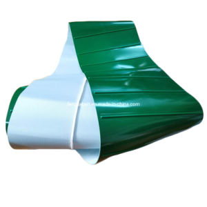Green-PVC-Cleats-White-PU-Guide-Green-PVC-Conveyor-Belt